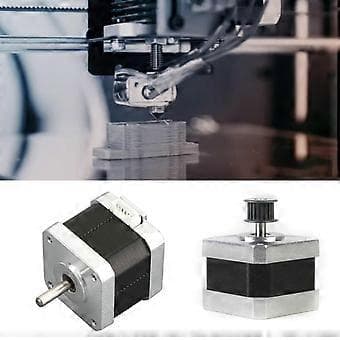 3D-printer Steppermotor 42-34 med synkront hjul for REPRAP Makerbot Ender-3 CR10-serien Ender-3 V2 3D-printer