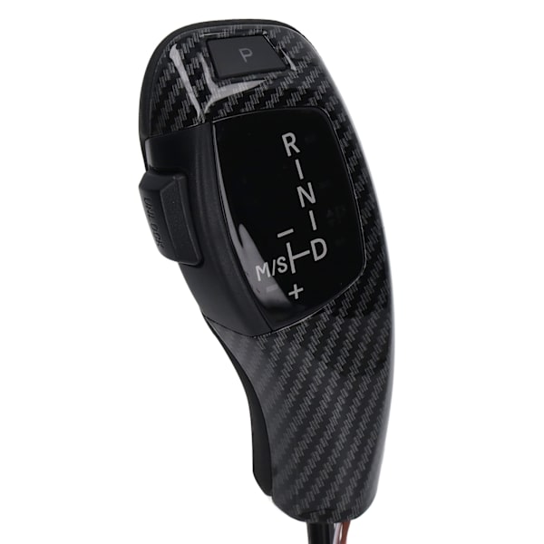 LED Automatgirskifte-knapp Venstrekjøring Rød Knapp Glatt Erstatning for X3 E83 2004‑2010 Karbonfiber Stil