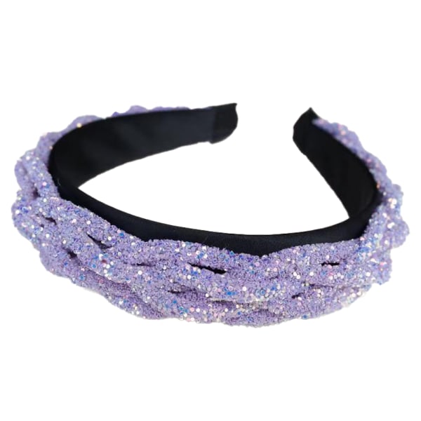 Rhinestone Candy Color Sequins Hårband Färgglada Bling Hårband