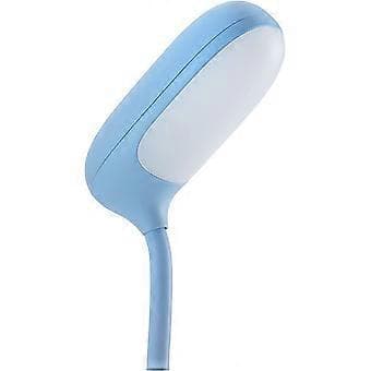 Sengelampe med LED til børneværelse, giraf, dæmpbar, med batteri og USB, plastmateriale, 2,5 W, blå