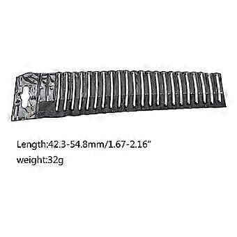 Silver Elektrisk Gitarr Bandtråd Gitarrgreppbräda 24 Band 2,7 mm Ton för Gitarr Fingerboard Ersättning, Paket med 22 st