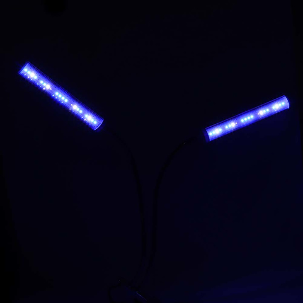 LED-kasvilampun ledi-kasvuvalon pidike, joustava valonvarsi, USA 100-240V