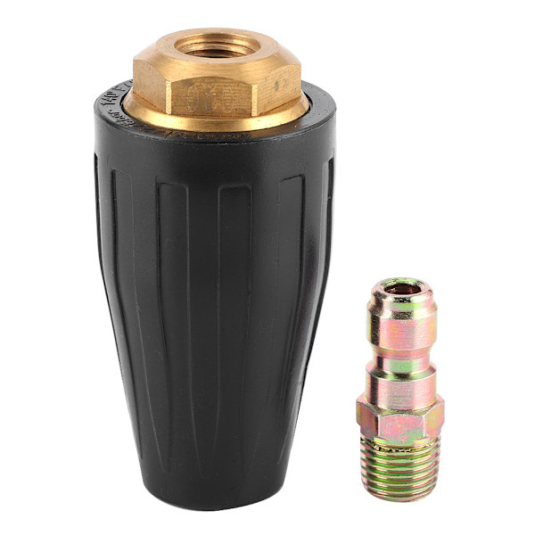 Korkeapainepesurin Turbo-suutin 3600PSI 1/4 tuuman pyörivä suihkusuutin Pikaliitäntä Puhdistustyökalu 2,5 GPM