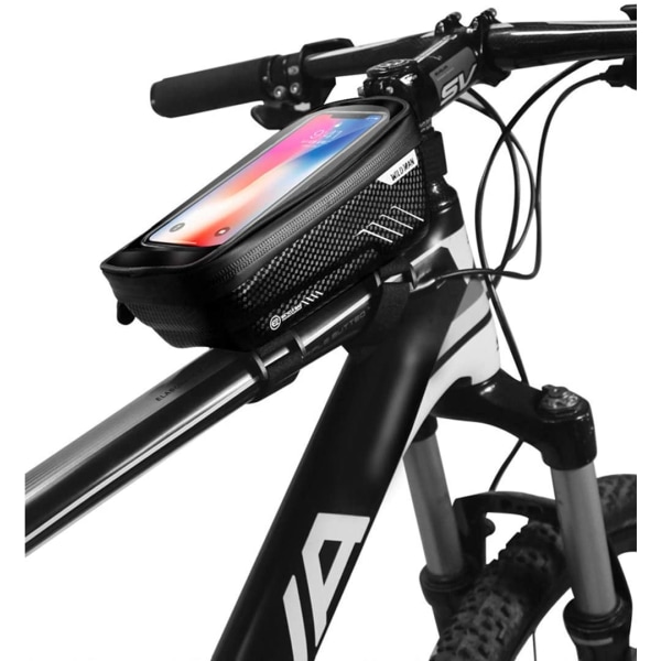 Vanntett Phone Bike Bag, Bike Phone Holder Ramme med