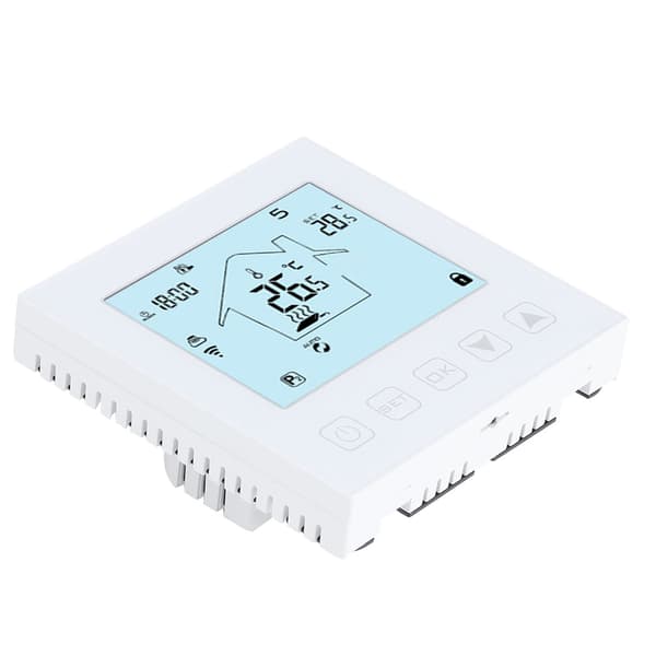 Smart Temperaturkontroll för Hemvärmesystem, Smart Tuya WiFi Termostat Digital Programmerbar LCD-Display Golvvärme Temperatur