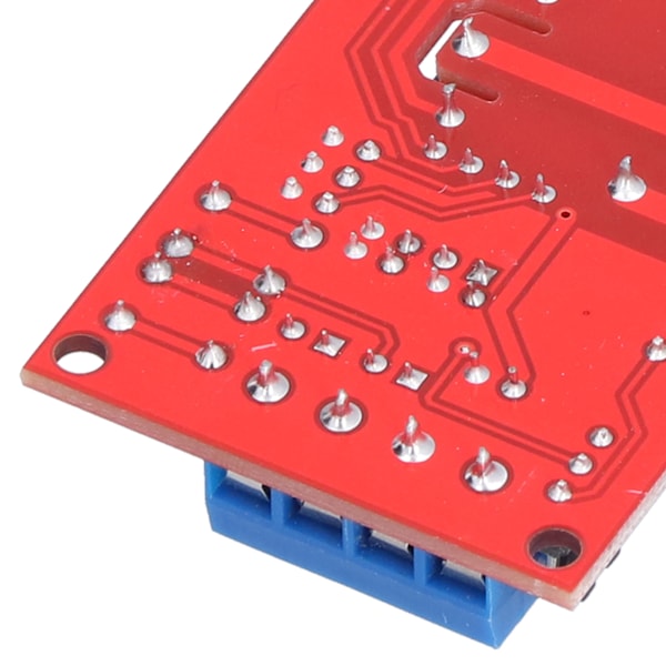 Relämodul 2 Kanaler Knapp Självlåsande Interlock Hög Låg Nivå Trigger med Switch Ljus 12V