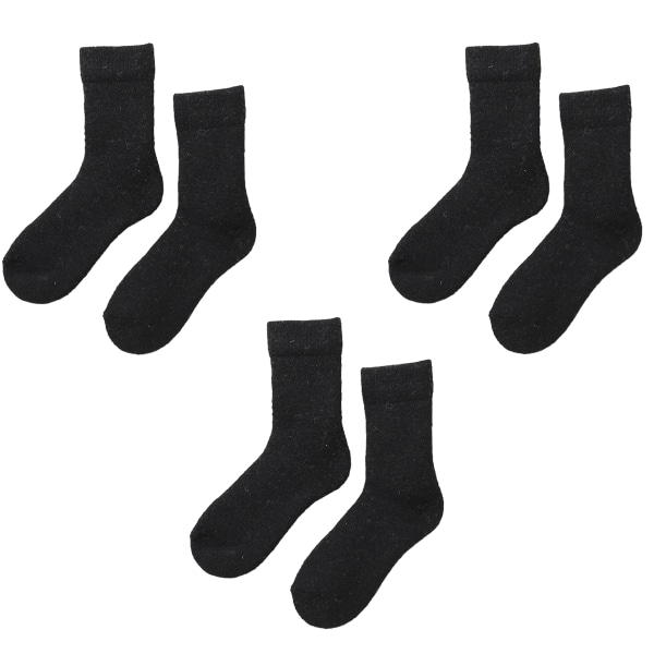 3 paria syksyn ja talven lämpimiä sukkia pohkeen puolivälissä pehmustetut ja