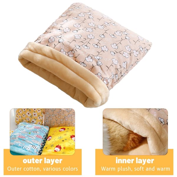 Plys Rede til Små Kæledyr Snuggle Sack Gemmested Pose til Pindsvin Marsvin Egern Små Dyr style4