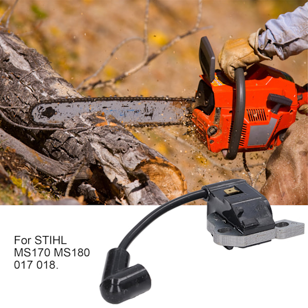 Tändspolemodul Tillbehör för STIHL MS170 MS180 017 018 Motorsåg