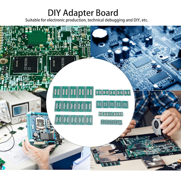35 stk. Adapterplader Signal Kilde Fejlfinding Vedligeholdelse PCB Udskiftning 8P 10P 14P 16P 20P 24P 28P