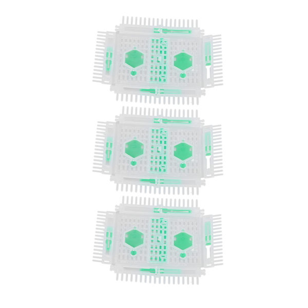 3 st Drottningbiceller Stift Typ Plastspänne Bidrottning Skydd Biodlingsverktyg Utrustning Tillbehör