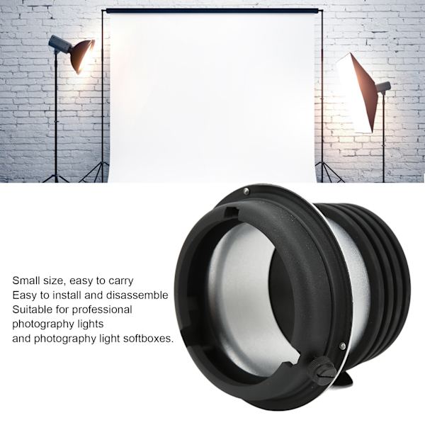 Fotostudie til Profoto Speedring til Bowens Mount Konverter Monolight Adapter Ring