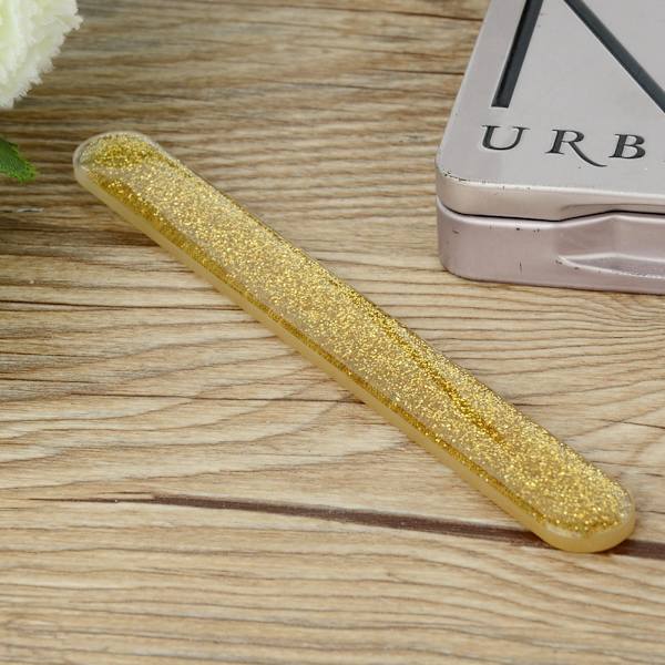 Nano Glas Fod Rasp Fil til Fjernelse af Død Hud og Hård Hud - Pedikyrpleje (Guld, 12cm)