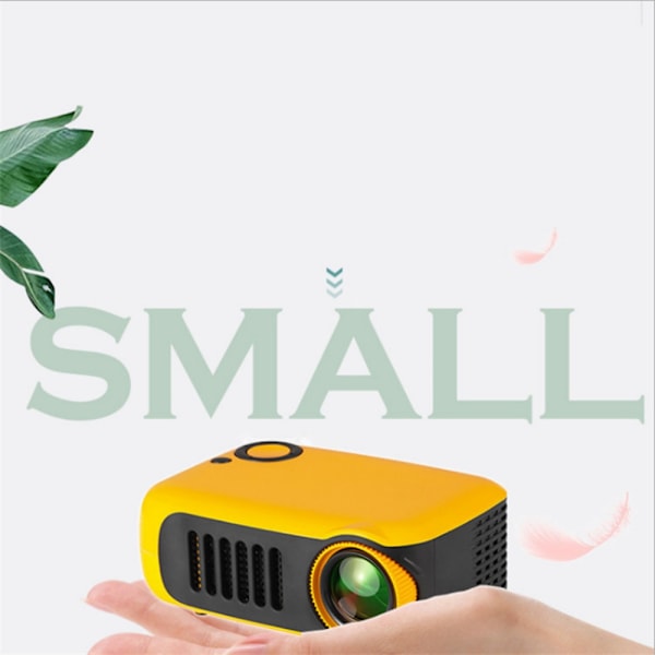 Mini Portabel Projektor: 1080P Högupplöst Skärm För Minnesvärda Hemma Bioupplevelser, Videoprojektor Med Förbättrad Ljusstyrka Och Färg
