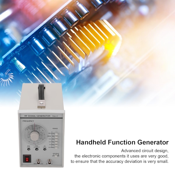 TSG17 100KHz150MHz Funktionsgenerator Högfrekvens Högprecision Signalgenerator EU 10A18A 250V