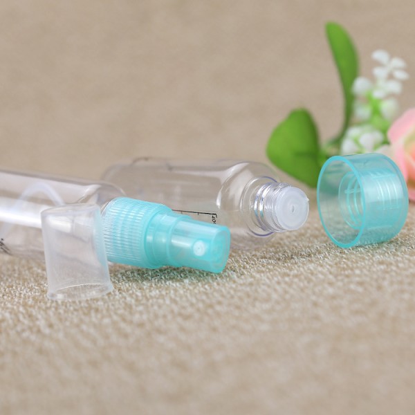 Bærbar Flaske Kosmetik Tom Flaske Sprayflaske Kosmetik Underflaske Sæt til Rejser (Blå)