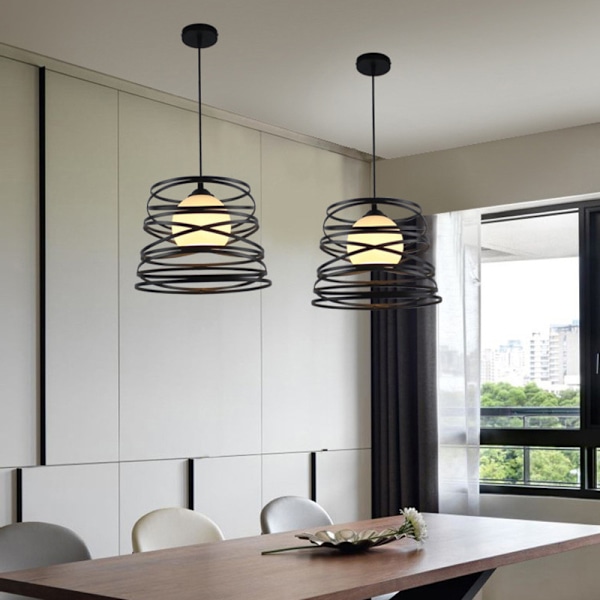 Rattan Taklampa för Matsal, Chic Design Ljuskrona med E27 Sockel, Korg Rattan Globlampskärm, Retro Dekorativ Globlampa, Sovrum