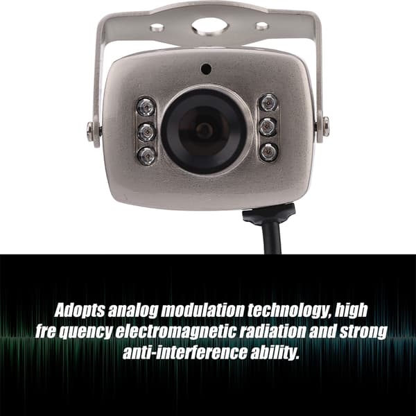 Mini 6LED Kablet CMOS CCTV Sikkerhetskamera Nattsyn Digitalt Videokamera NTSC