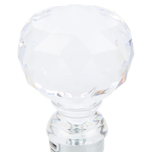 Gearskifte Knapper Universal Akryl LED Farverig Krystal Kugle Form Behagelig Greb Gearstang Hoved til Manuel Gearkasse