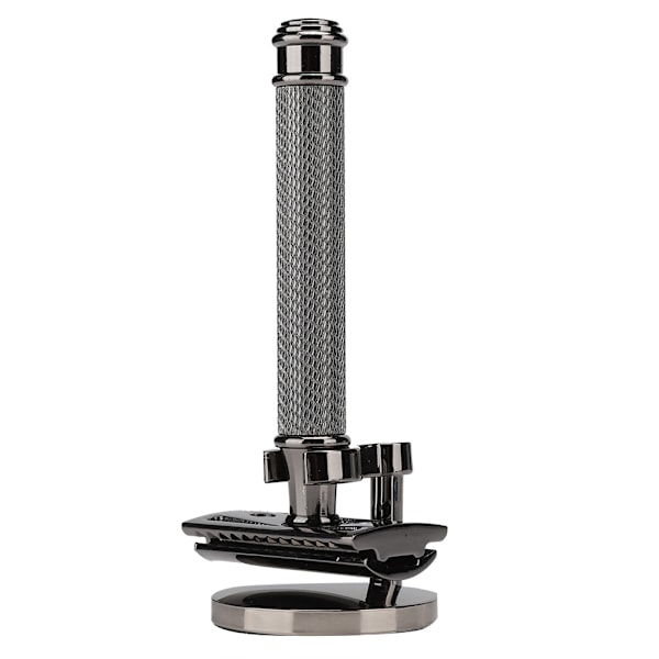 Manuell barbermaskin Mini Stabil Holder Stativ Base Rack Oppbevaringsorganisator for Hjem Bad (Svart)