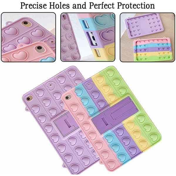 Decompression Bubble Design iPad mini 4 Fodral Stötsäkert Allroundskydd, med Halsband