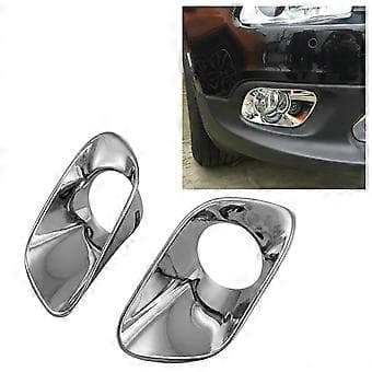 For Jeep Cherokee 2014-2018 ABS Krom Front Tåkelys Lampe Deksel Trim Tåkelysramme Dekor Fr
