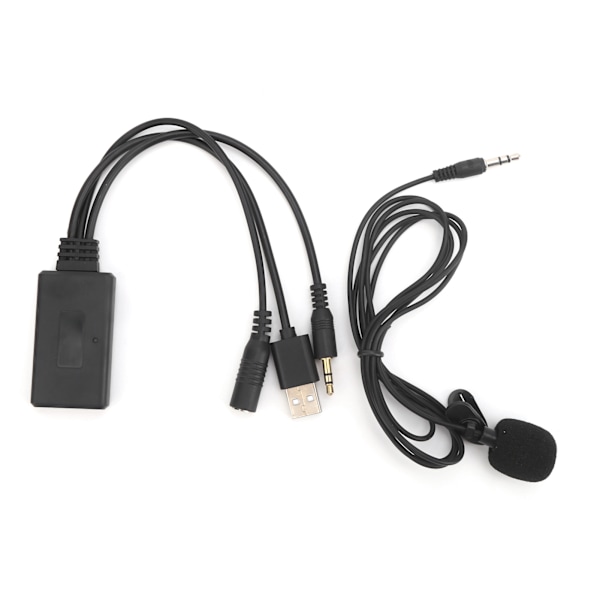 Universal Bil AUXIN Bluetooth Ljudtråd Trådlös Mikrofon Samtal Handsfree Adapter