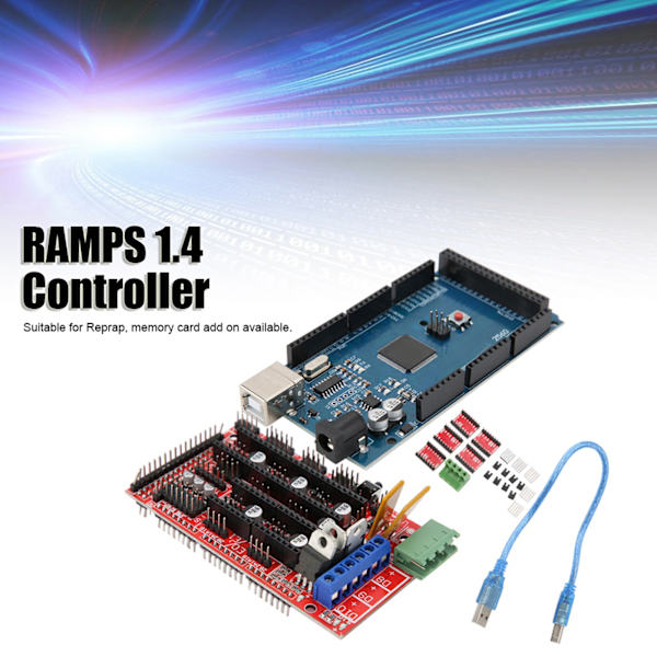 3D-skrivarset för Mega 2560 R3 A4988 Stepper Motor Driver Modul Tryckt Kretskort