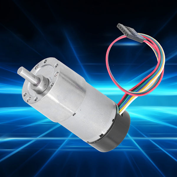JGB37‑3530 DC12V Encoder Metallgir Motor Hastighetsreduksjon Høy Dreiemoment Encoder Gear Motor 6RPM