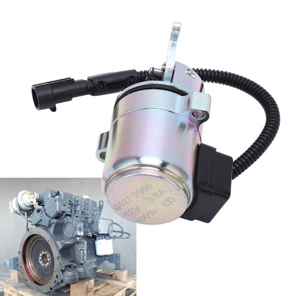 Polttoaineen sulkuventtiili solenoidi 0427‑2956 Sammutusmoottorin ohjaus Stop-venttiilin vaihto Deutz F2L2011 BF3L2011 D3L2011 F3L2011