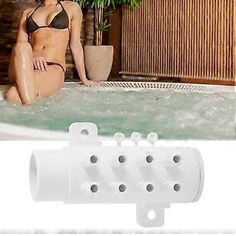 Spa Hot Spring Badekar PVC Vandrør 8 Port VVS Manifold Vandseparator Tilbehør