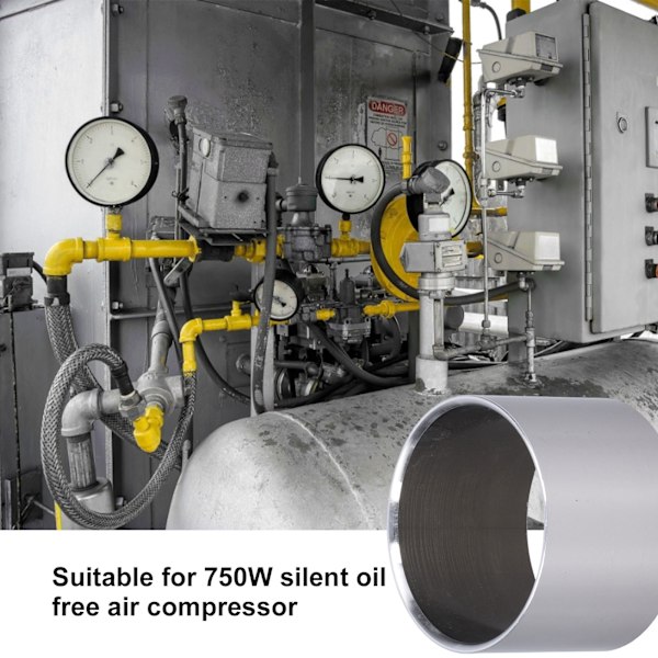 Sylinderhylse i aluminiumslegering, pumpehodedeler, erstatning for 750W lydløs luftkompressor