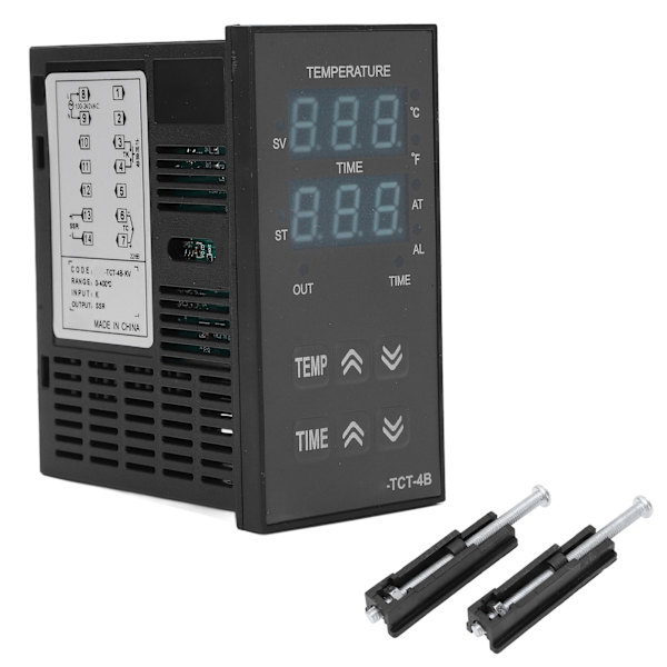 Digital Temperaturregulator med PID-styring Termostat til Varmepresse 100‑240V
