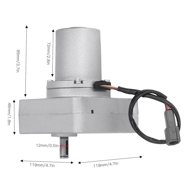 Gravemaskin Gassmotor Hastighetskontroll Trinnmotor 4257163 Erstatning for HITACHI EX200 1 2 3