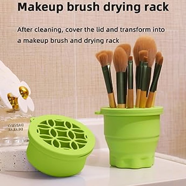 Makeup Brush Silikone rensekop & Silikone Makeup Brush