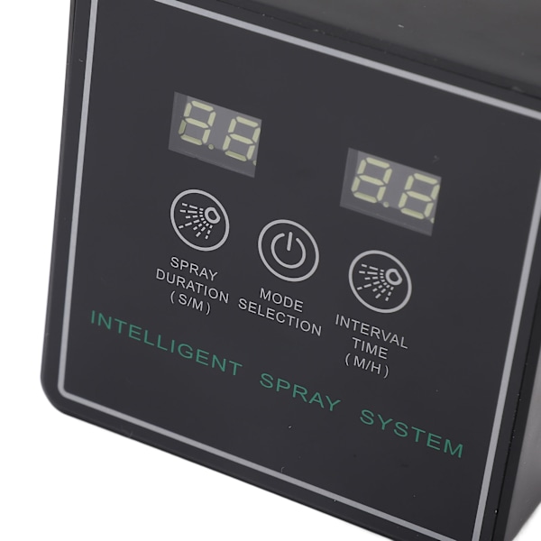 Reptil Fogger Smart Spray System Automatisk Timer Luftfuktare 360 Graders Justerbara Dimmunstycken Mister för Terrarium
