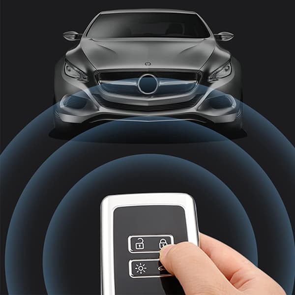 Sølv - Bilnøglehus til Renault Kadjar Grand Scenic Clio Maste