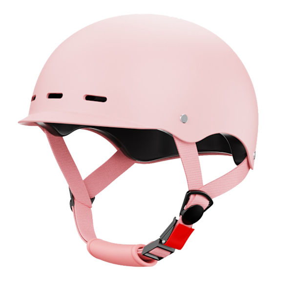 Elcykelhjälm 4 Säsonger Universal Andningsbar Ergonomisk Sommarcykel Säkerhetshjälm för Män Kvinnor Rosa