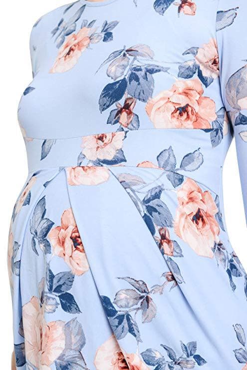 Ventetoppe til kvinder Peplum Bluse med Læg foran til Gravide