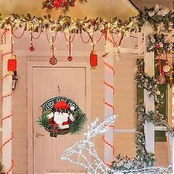 Julekrans, Kunstig Blomsterkrans