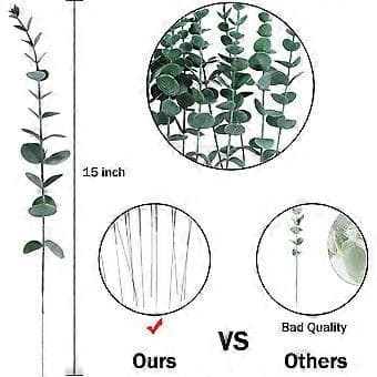 Keinotekoinen eukalyptus, tekokasvit, tekolehtivihreä