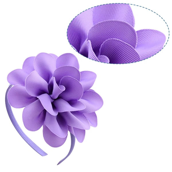 Chiffon Flower Crown pandebånd til piger bryllupsfester