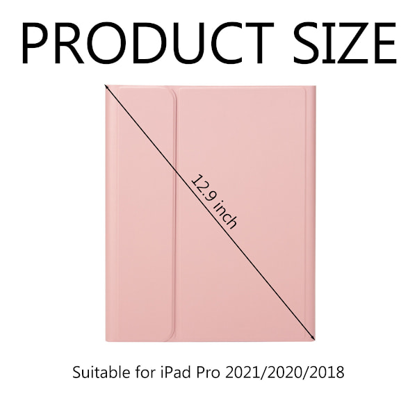 Bluetooth-tangentbordsfodral för iPad 7 7:e 7th 10.2 A2197 A2200