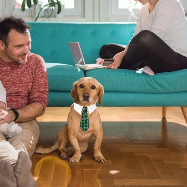 Kæledyrsslips Hundeslips Justerbart Kostume Hundehalsbånd Slips Festtilbehør Julekostume L