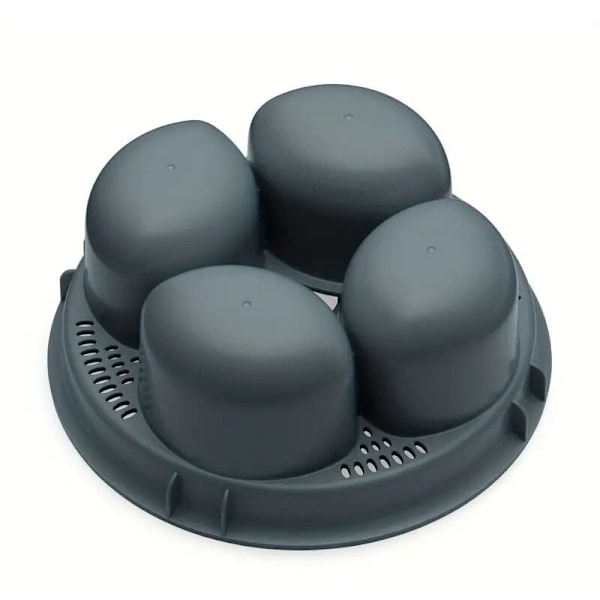 Non-Stick 6-Tallriksställ För Bekväm Servering, Elegant Multifunktionell Äggkokarinsats, Tillverkad i USA, Kraftig Plast, Lätt Att