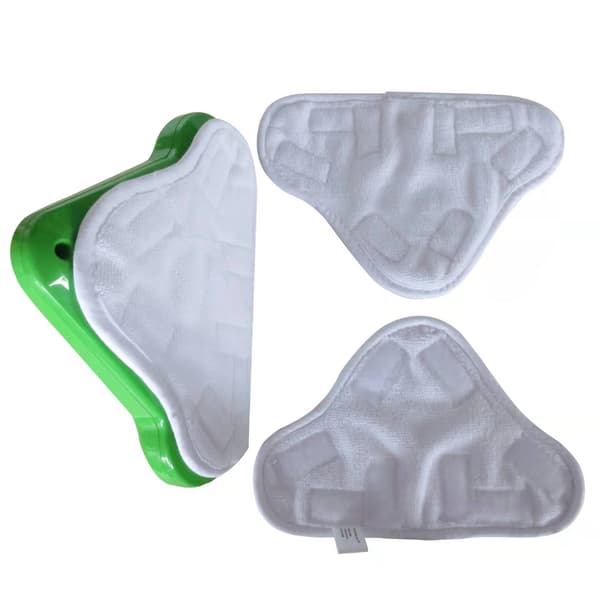 6 erstatningsputer kompatible med H2O H20 dampmopp X5 trekant