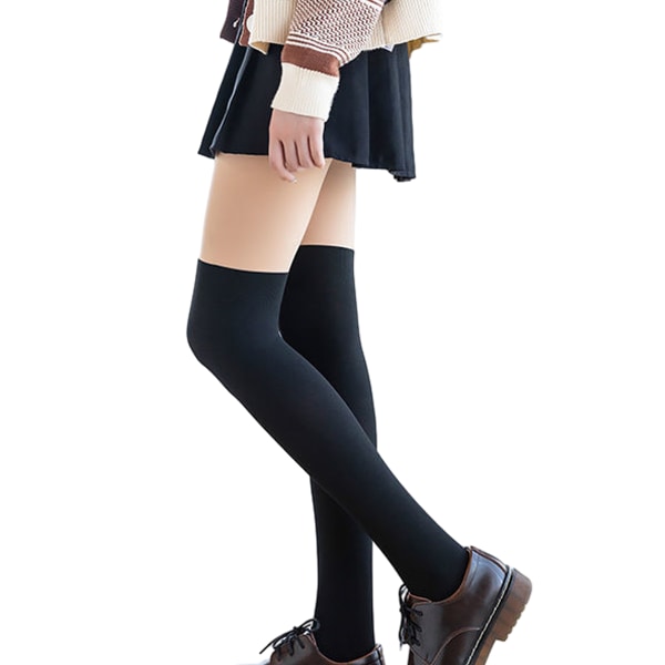 1kpl 150g Thin Velvet Naisten läpinäkymättömät sukkahousut korkeavyötäröllä