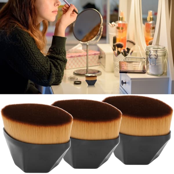 Makeup Foundation Børste med Multi-Purpose Makeup Børste Design, Multi-Purpose Makeup Børste til Alsidig Kosmetisk Brug, Cruelty-Free Børstehår til