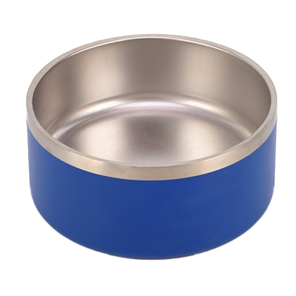 sininen - ruostumattomasta teräksestä valmistettu lemmikkikulho, johon mahtuu 100 unssia| Astianpesukoneen kestävä koira