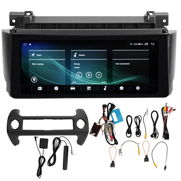12,3 tuuman auton multimediasoitin Android 12:lle, langaton Carplay, 8-ydin, korvaa Land Rover Range Rover Vogue V8 L322 8+128G